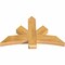Ekena Millwork Alberta Rough Sawn Timber Gable Bracket, Western Red Cedar, 48"W x 30"H x 4"D x 6"F, 15/12 Pitch GBW048X30X0406ALB00RWR - alternate 3